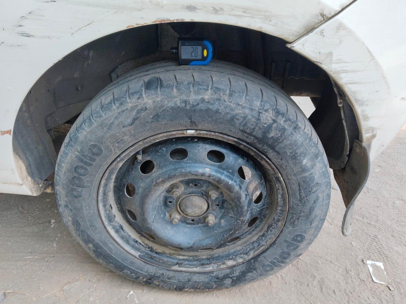 2010 Tata Indica Vista AQUA QUADRAJET, Diesel, Manual, 1,41,230 km, tyre