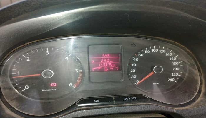 2012 Volkswagen Polo TRENDLINE 1.2L DIESEL, Diesel, Manual, 1,43,978 km, interior