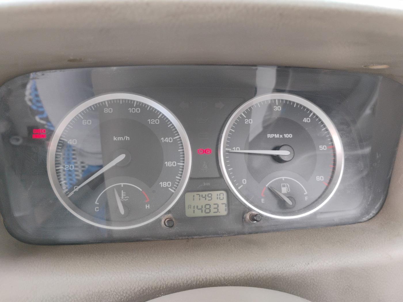 2010 Tata Indigo CS LX TDI, Diesel, Manual, 1,74,910 km, interior