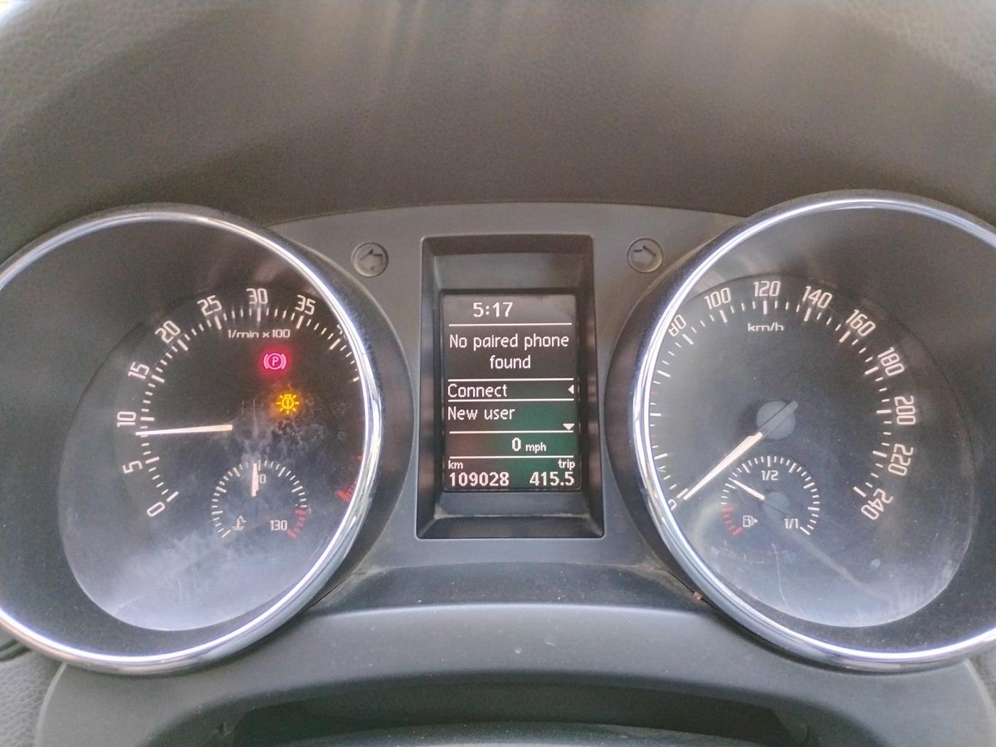 2014 Skoda Yeti ELEGANCE 4 X 2, Diesel, Manual, 1,09,028 km, interior