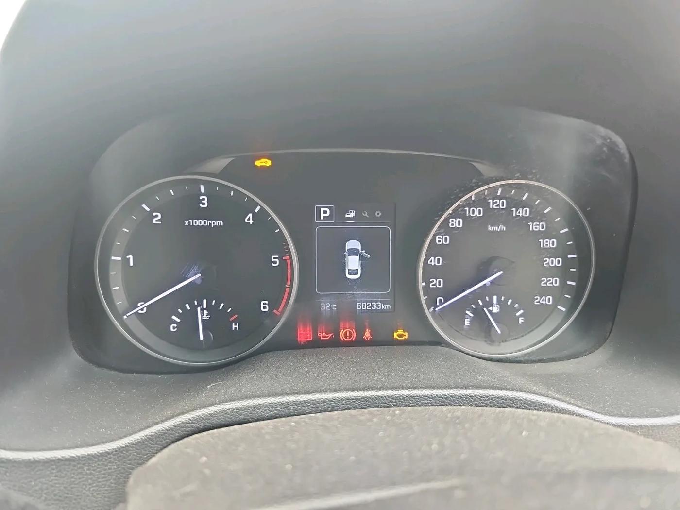 2018 Hyundai New Elantra 1.6 SX (O) AT DIESEL, Diesel, Automatic, 68,233 km, interior