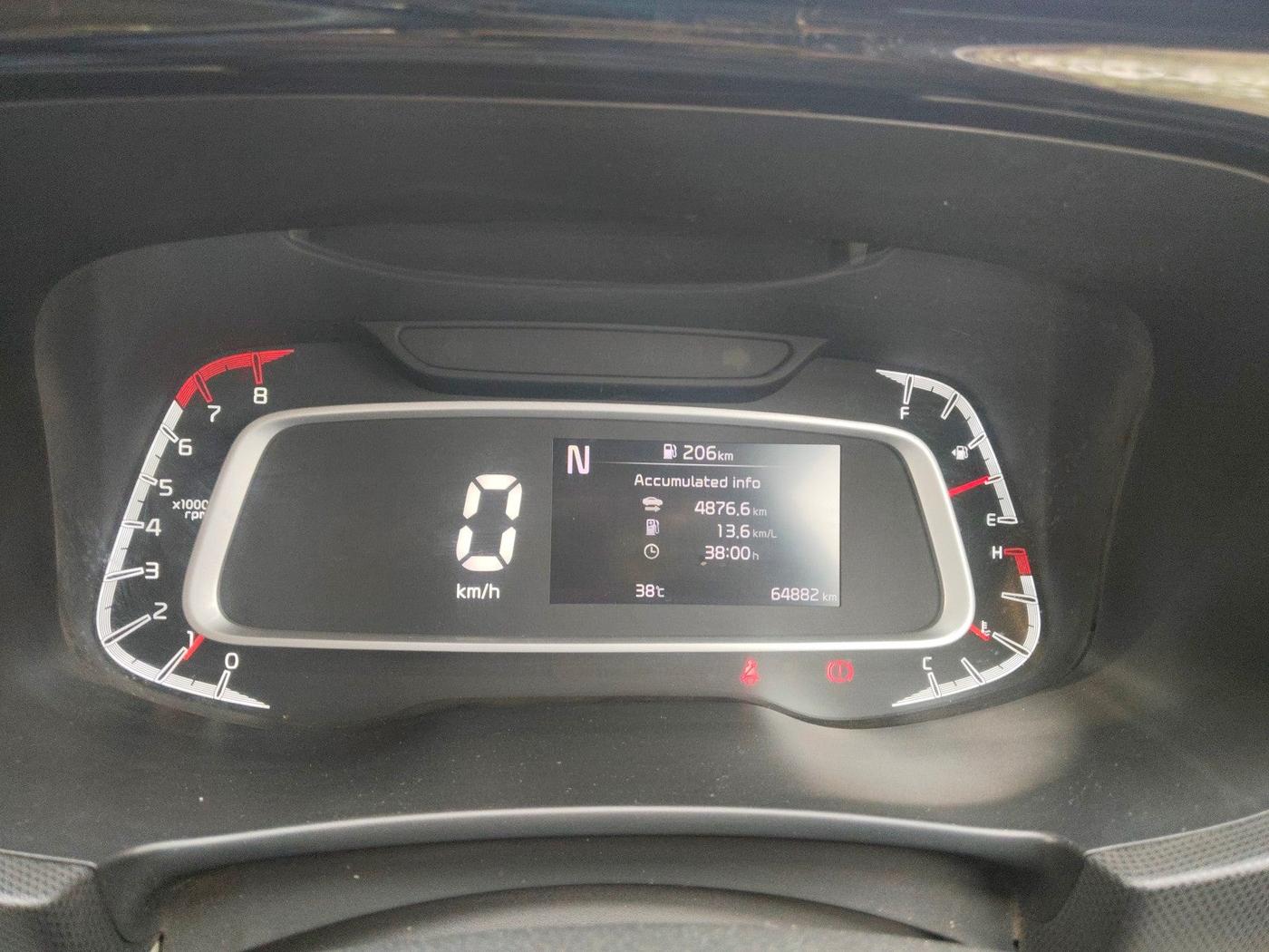 2020 KIA SONET HTX PLUS 1.0 IMT, Petrol, Manual, 64,882 km, interior