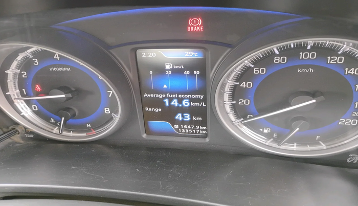 2017 Maruti Baleno ZETA PETROL 1.2, Petrol, Manual, 1,33,517 km, interior