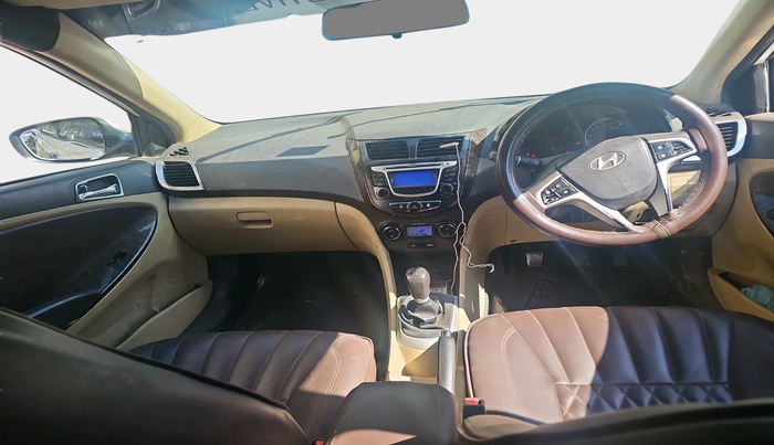 2011 Hyundai Verna FLUIDIC 1.6 CRDI EX, Diesel, Manual, 89,062 km, interior