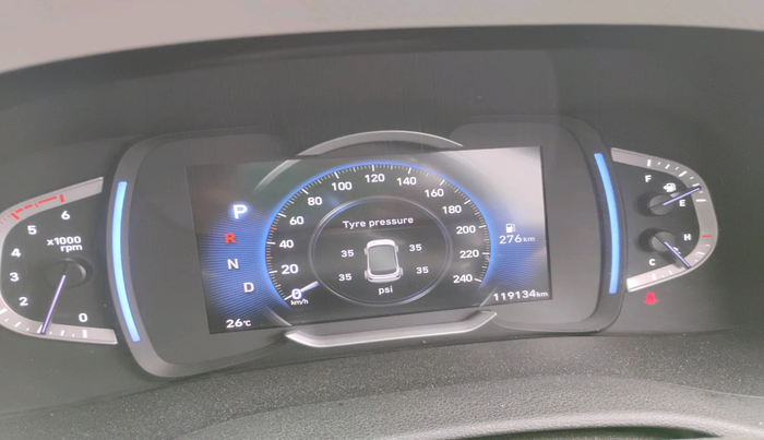 2021 Hyundai Creta SX (O) AT 1.5 DIESEL, Diesel, Automatic, 1,19,134 km, interior