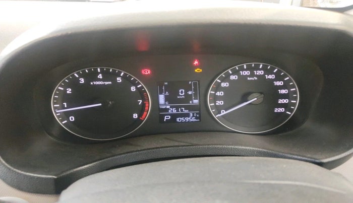 2018 Hyundai Creta SX AT 1.6 PETROL, Petrol, Automatic, 1,05,956 km, interior