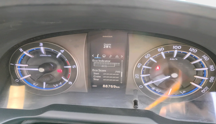 2016 Toyota Innova Crysta 2.4 ZX 7 STR, Diesel, Manual, 88,769 km, interior