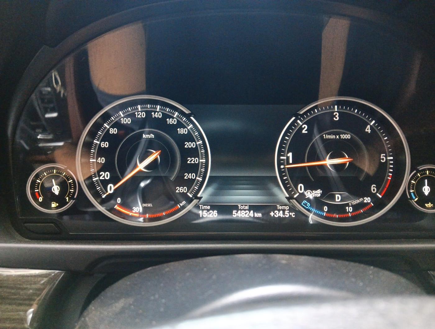 2015 BMW 5 Series 520D LUXURY LINE, Diesel, Automatic, 54,824 km, interior