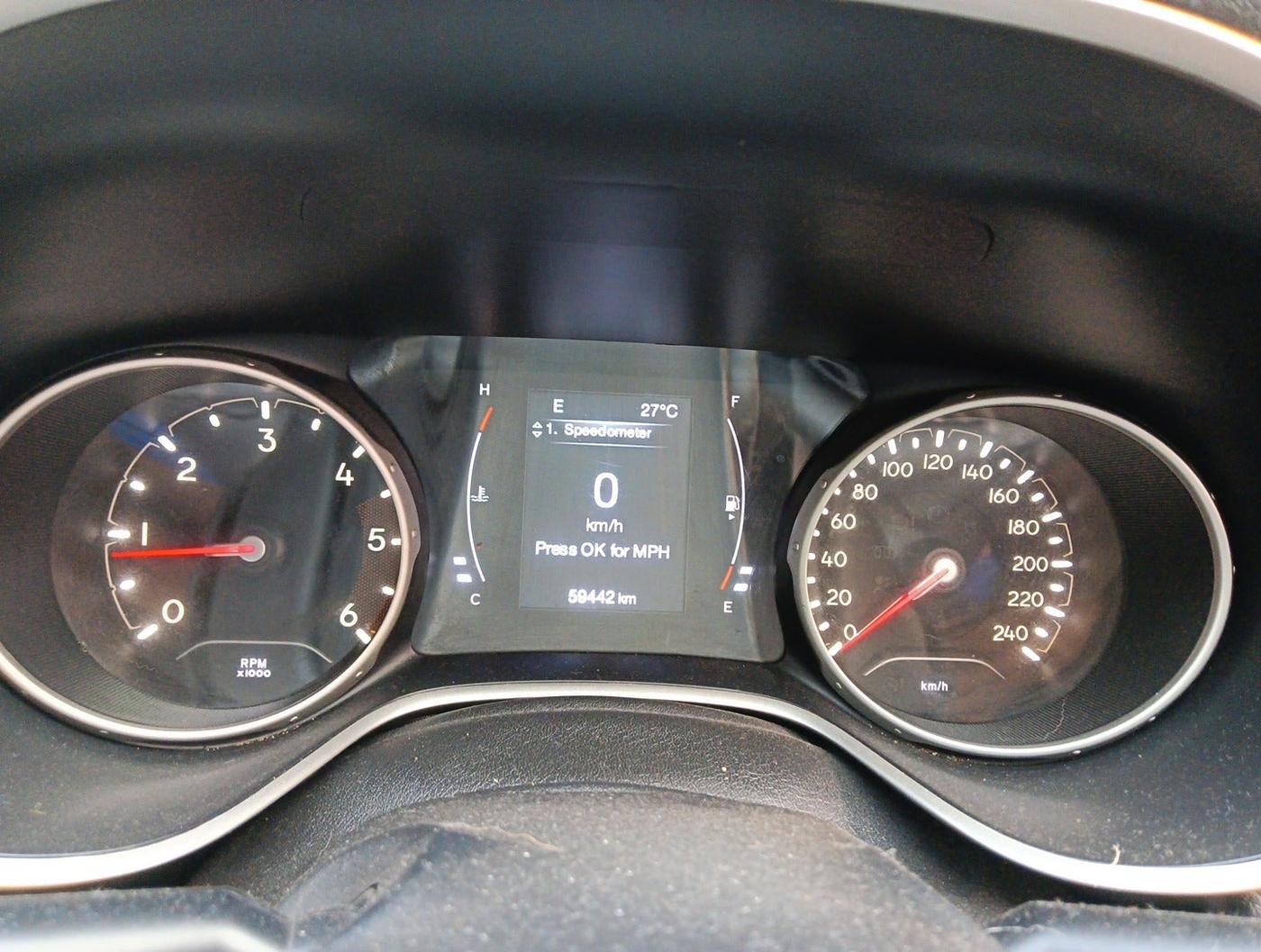 2018 Jeep Compass LONGITUDE (O) 2.0 DIESEL, Diesel, Manual, 59,442 km, interior