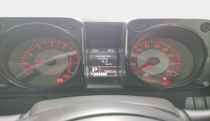 2023 Maruti JIMNY ALPHA ALL GRIP PRO AT, Petrol, Automatic, 16,803 km, interior