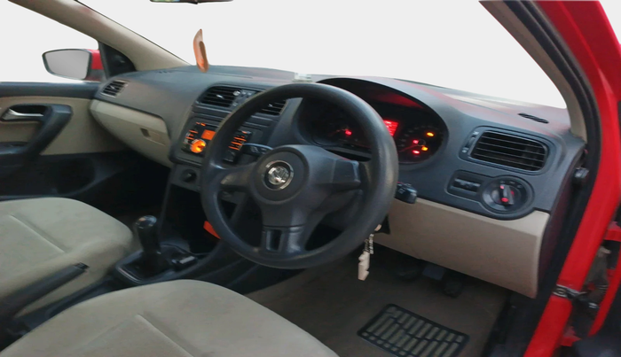 2011 Volkswagen Polo TRENDLINE 1.2L DIESEL, Diesel, Manual, 1,22,726 km, interior