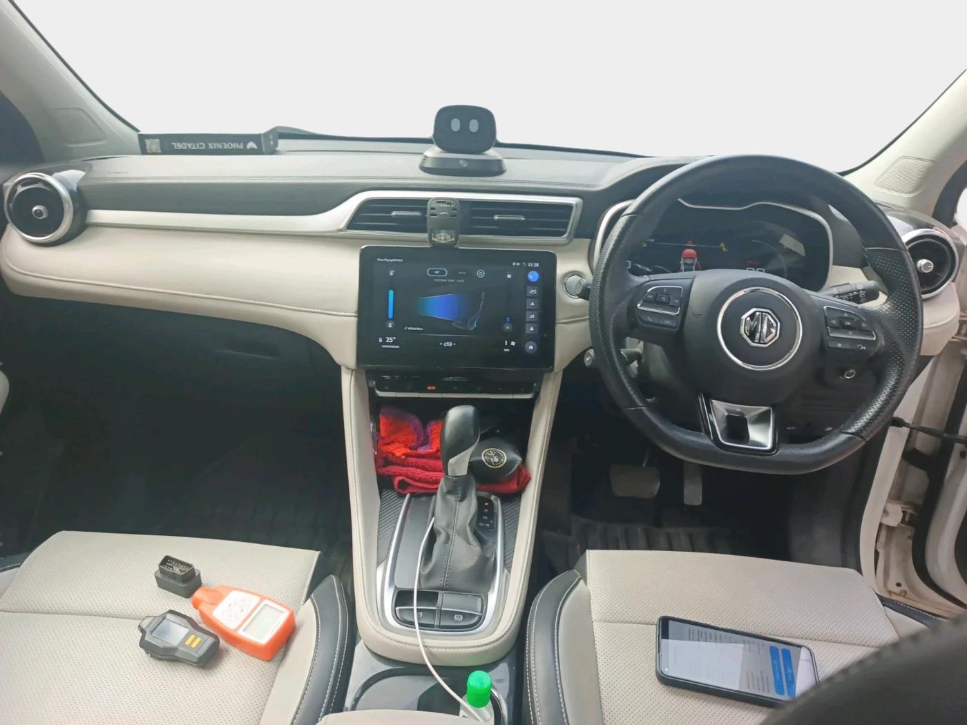 2022 MG ASTOR SHARP 1.5 CVT, Petrol, Automatic, 24,608 km, interior