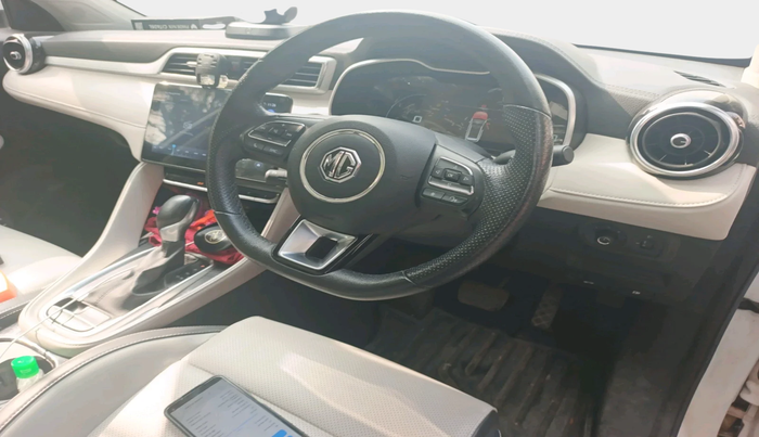 2022 MG ASTOR SHARP 1.5 CVT, Petrol, Automatic, 24,608 km, interior
