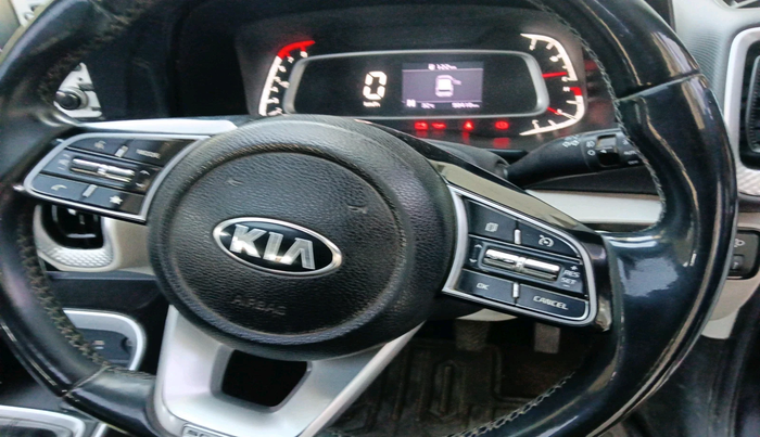 2021 KIA SONET HTX 1.0 IMT, Petrol, Manual, 93,418 km, interior