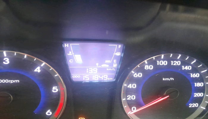 2014 Hyundai Verna FLUIDIC 1.6 CRDI SX, Diesel, Manual, 1,51,849 km, interior