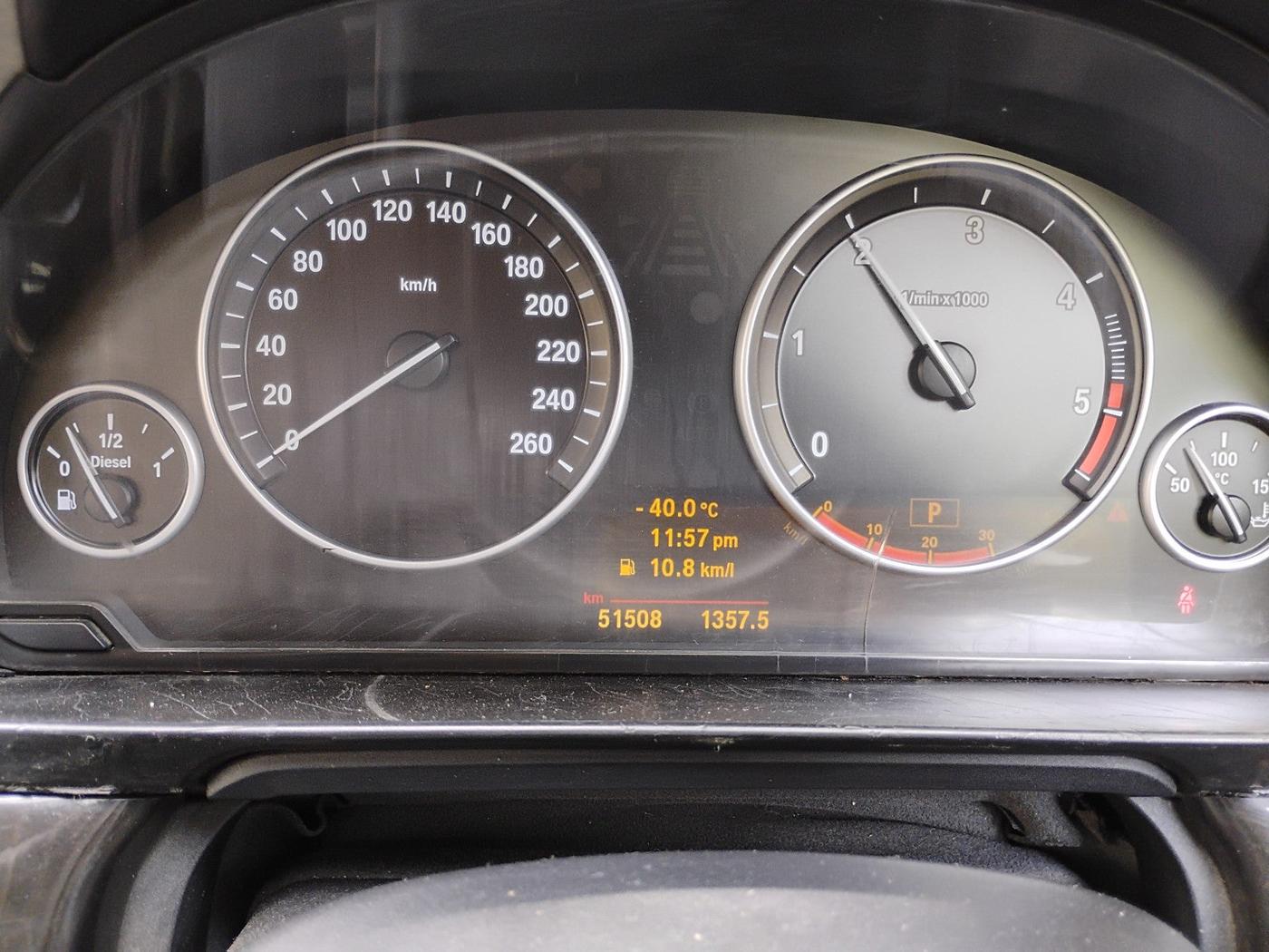 2010 BMW 5 Series 525D 2.0, Diesel, Automatic, 51,508 km, interior