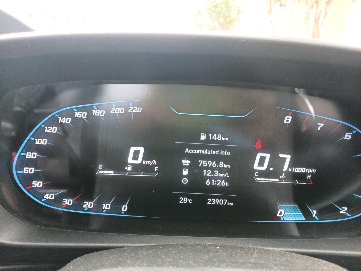2022 Hyundai NEW I20 SPORTZ 1.2 MT, Petrol, Manual, 23,907 km, interior
