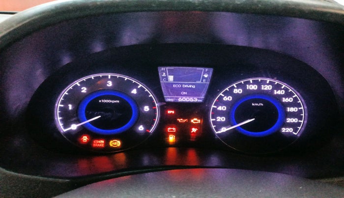 2013 Hyundai Verna FLUIDIC 1.6 CRDI SX, Diesel, Manual, 60,053 km, interior