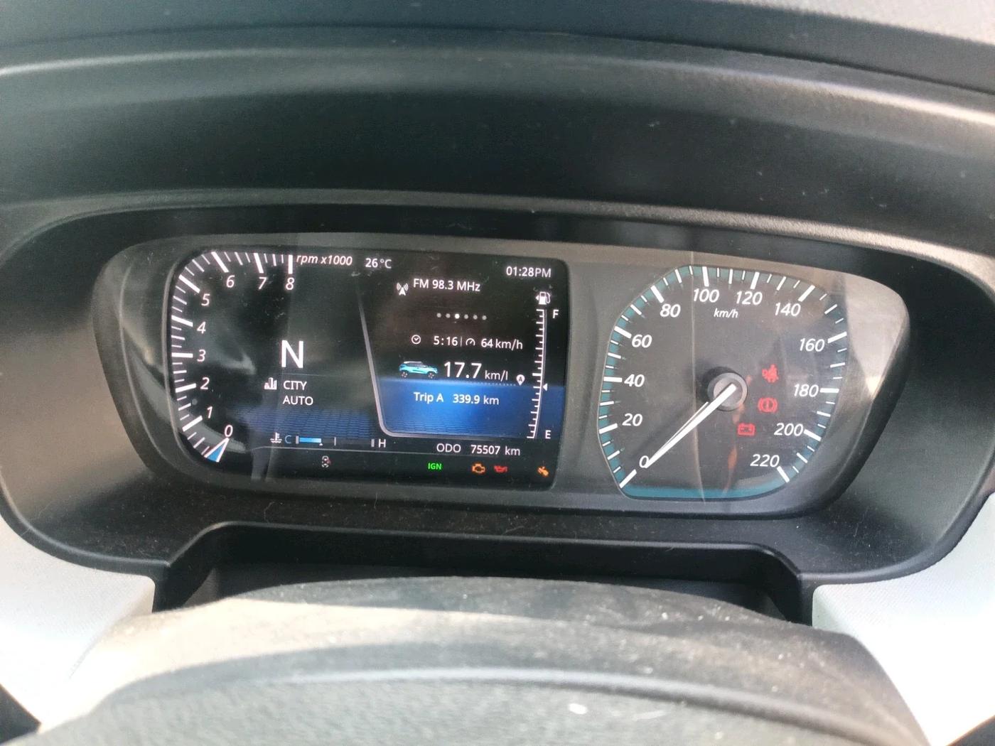 2021 Tata PUNCH CREATIVE  AMT, Petrol, Automatic, 75,507 km, interior