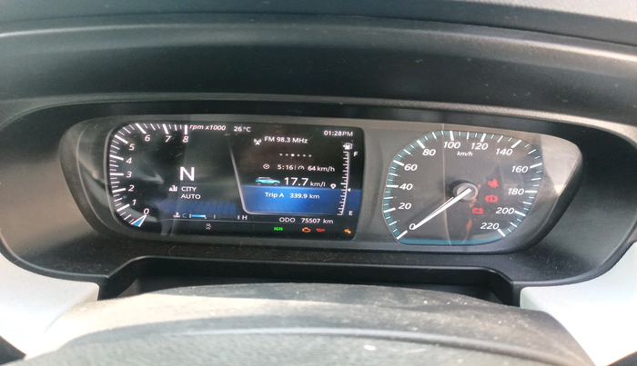 2021 Tata PUNCH CREATIVE  AMT, Petrol, Automatic, 75,507 km, interior