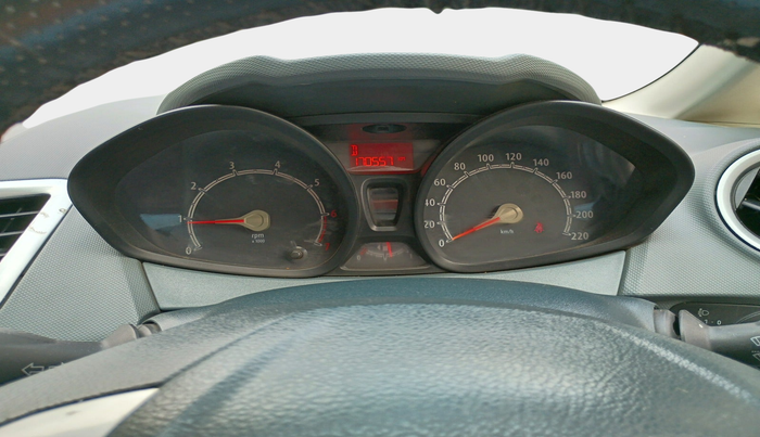 2012 Ford Fiesta STYLE PETROL AT, Petrol, Automatic, 1,70,557 km, interior