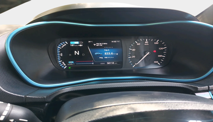 2021 Tata NEXON EV XZ PLUS DARK EDITION, Electric, Automatic, 58,118 km, interior