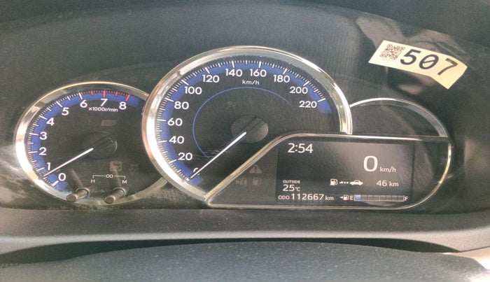 2018 Toyota YARIS V MT, Petrol, Manual, 1,12,667 km, interior