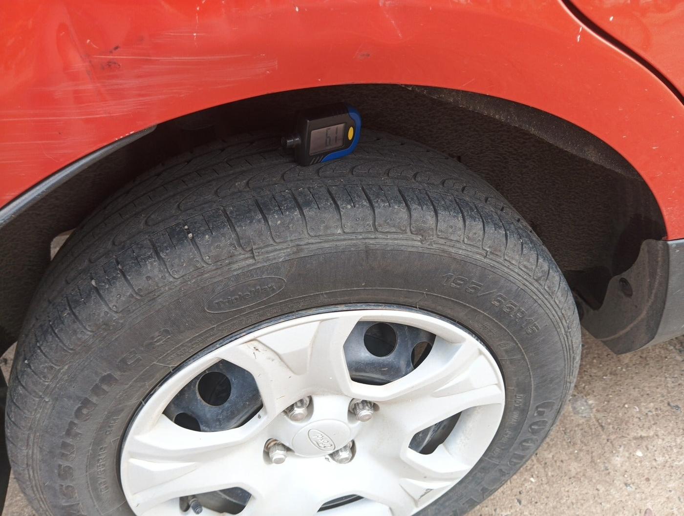 2014 Ford Ecosport TREND 1.5L PETROL, Petrol, Manual, 66,599 km, tyre