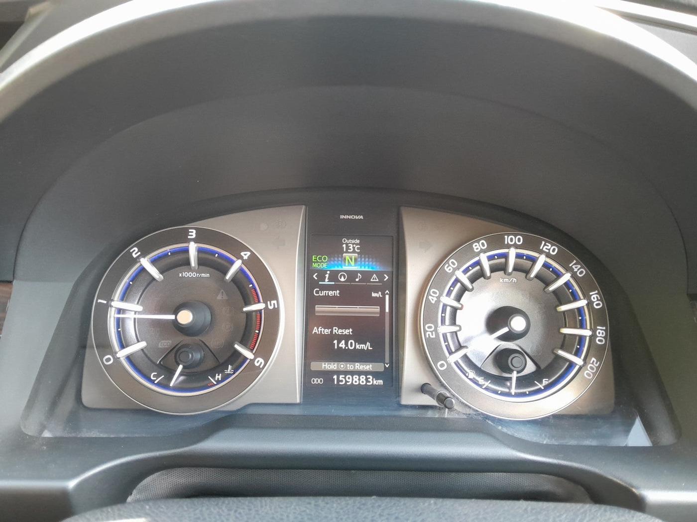 2017 Toyota Innova Crysta 2.8 ZX AT 7 STR, Diesel, Automatic, 1,59,883 km, interior