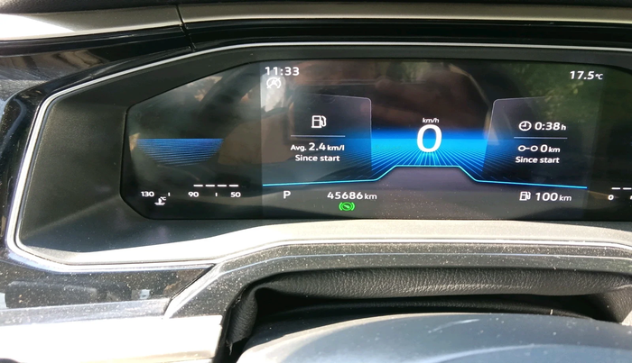 2023 Volkswagen VIRTUS TOPLINE TSI 1.0 AT, Petrol, Automatic, 45,686 km, interior