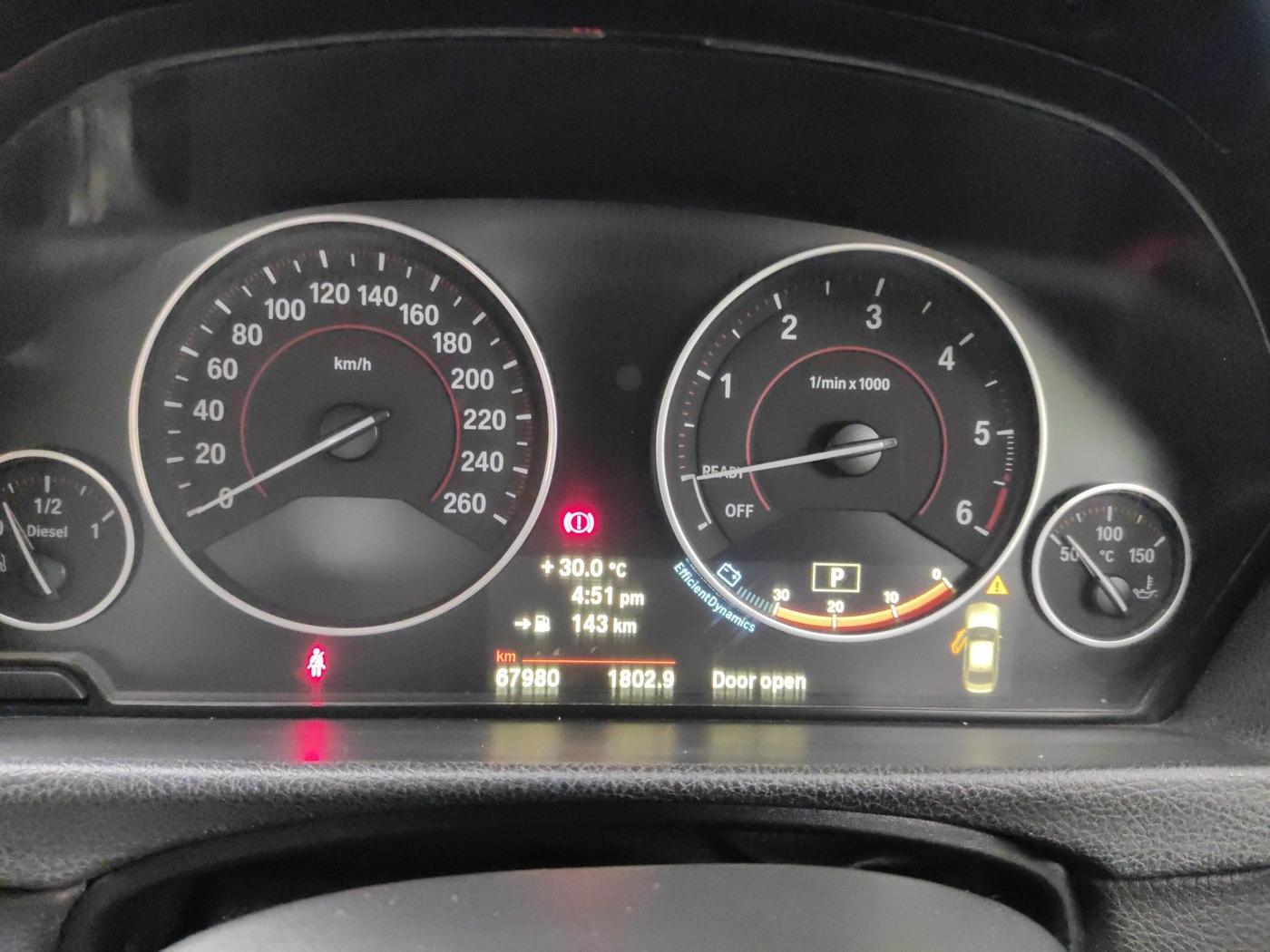 2014 BMW 3 Series 320D SPORTLINE, Diesel, Automatic, 68,150 km, interior