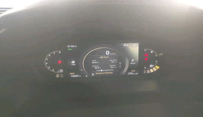 2023 Tata Harrier XZA + O 2.0L RED DARK EDITION 5 STR, Diesel, Automatic, 74,030 km, interior