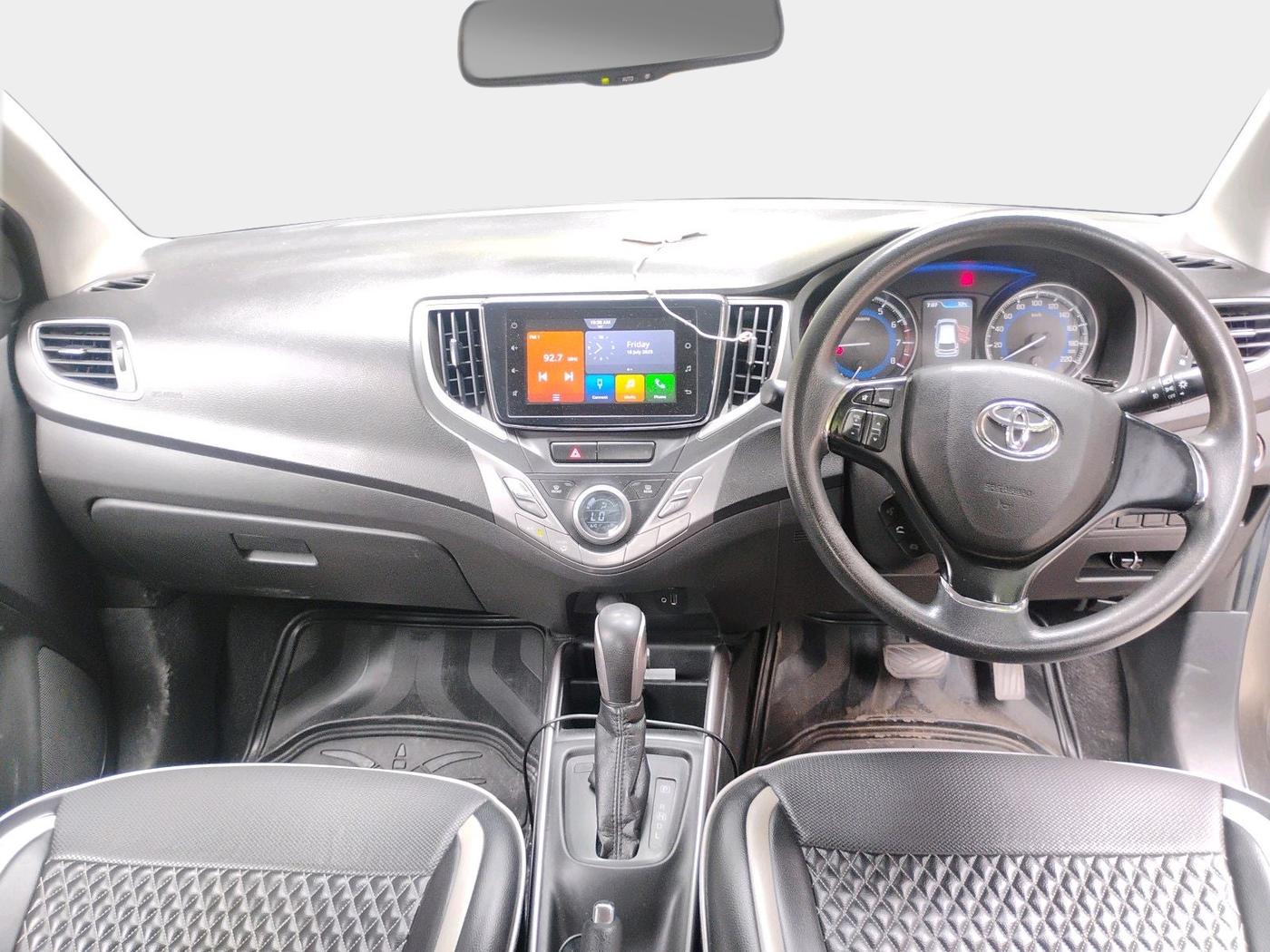 2020 Toyota Glanza G CVT, Petrol, Automatic, 37,246 km, interior