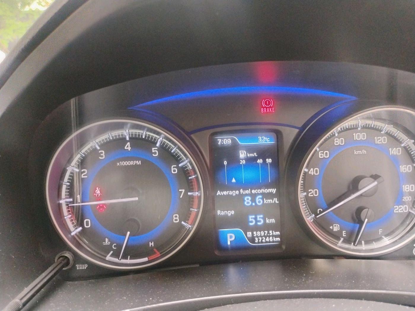 2020 Toyota Glanza G CVT, Petrol, Automatic, 37,246 km, interior
