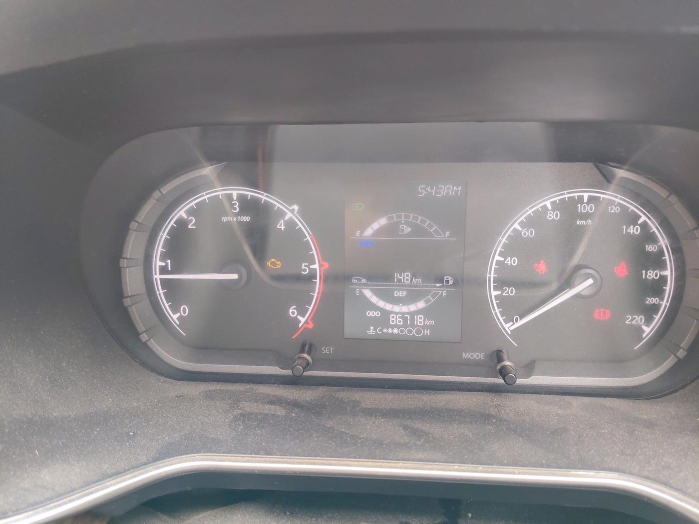 2020 Tata Harrier XT PLUS 2.0L KRYOTEC, Diesel, Manual, 86,718 km, interior