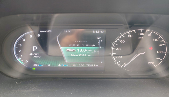 2021 Tata Harrier XZA PLUS 2.0L, Diesel, Automatic, 71,511 km, interior