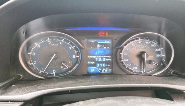 2021 Maruti XL6 ALPHA AT, Petrol, Automatic, 25,093 km, interior