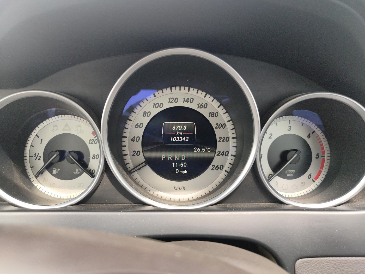 2013 Mercedes Benz C Class C 220 CDI AVANTGARDE, Diesel, Automatic, 1,03,342 km, interior
