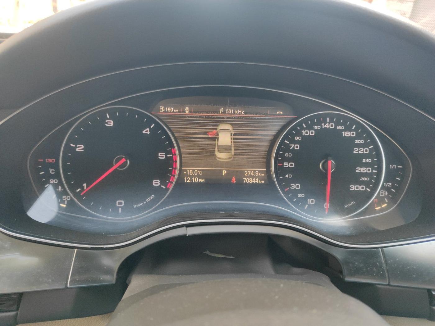 2012 Audi A6 2.0 TDI, Diesel, Automatic, 70,844 km, interior