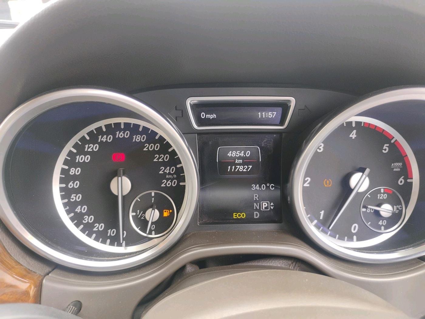 2014 Mercedes Benz Ml Class 250 CDI, Diesel, Automatic, 1,17,827 km, interior