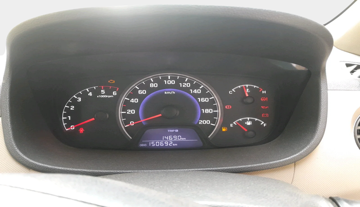 2016 Hyundai Grand i10 MAGNA 1.1 CRDI, Diesel, Manual, 1,50,692 km, interior