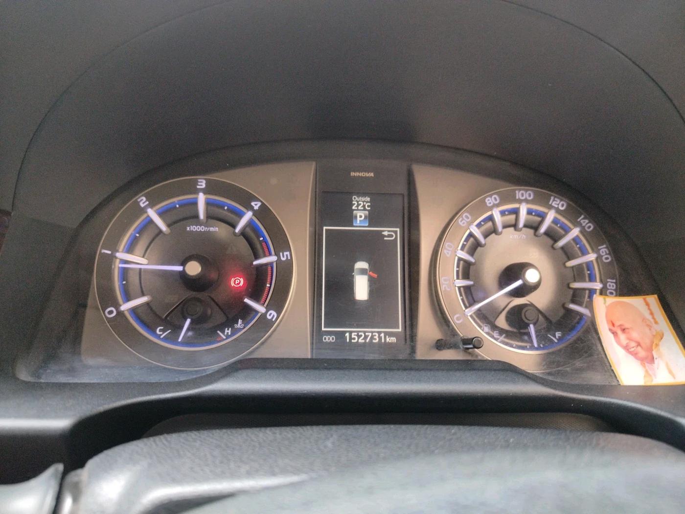 2019 Toyota Innova Crysta 2.8 ZX AT 7 STR, Diesel, Automatic, 1,52,731 km, interior