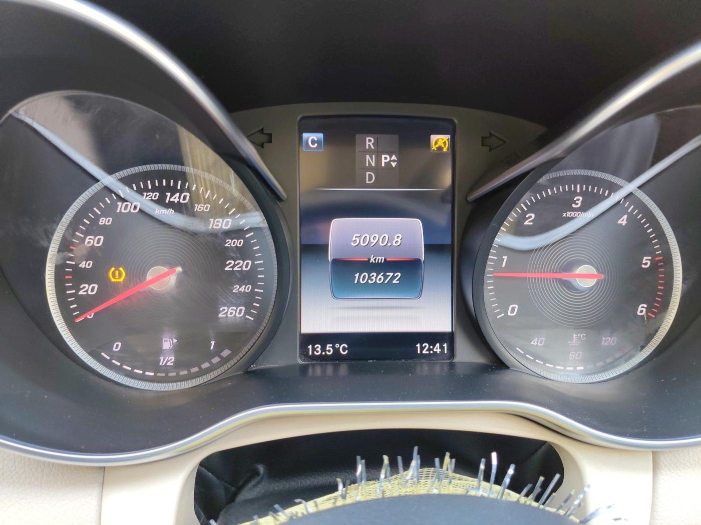 2016 Mercedes Benz C Class C 220 CDI AVANTGARDE, Diesel, Automatic, 1,03,672 km, interior