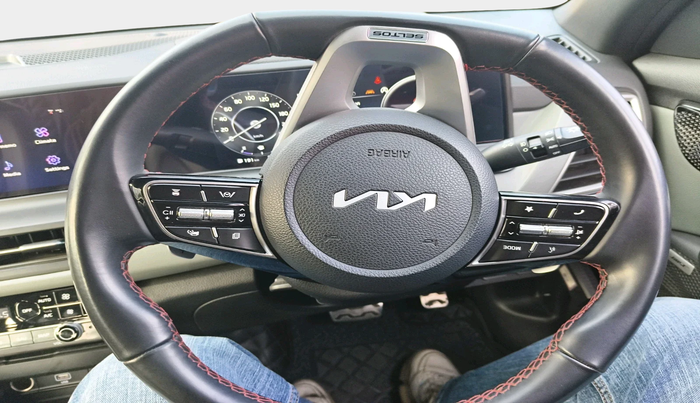 2023 KIA SELTOS X Line (S) 1.5 Turbo Petrol DCT, Petrol, Automatic, 12,152 km, interior