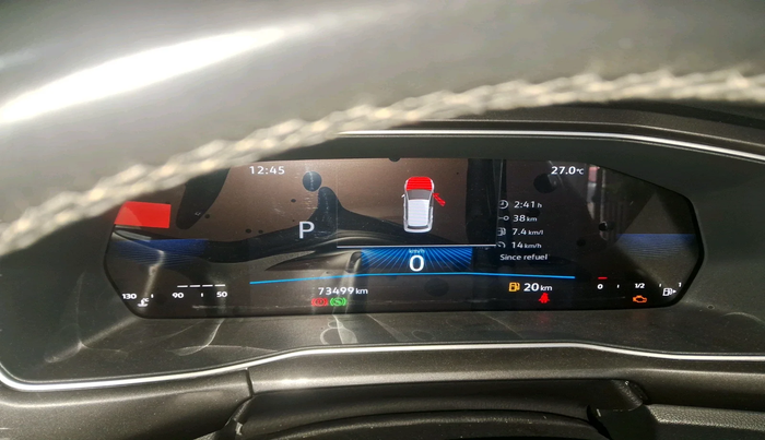 2022 Volkswagen TAIGUN TOPLINE 1.0 TSI AT, Petrol, Automatic, 73,499 km, interior