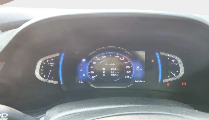 2020 Hyundai Creta SX (O) 1.4 TURBO DCT, Petrol, Automatic, 74,684 km, interior