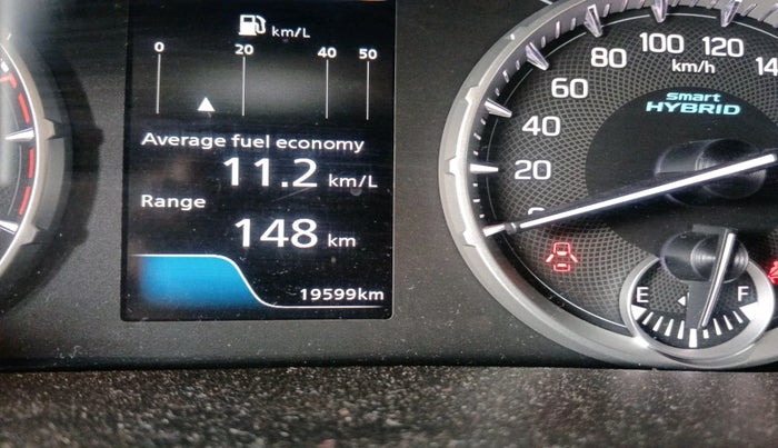 2023 Maruti BREZZA ZXI SMART HYBRID , Petrol, Manual, 19,596 km, interior