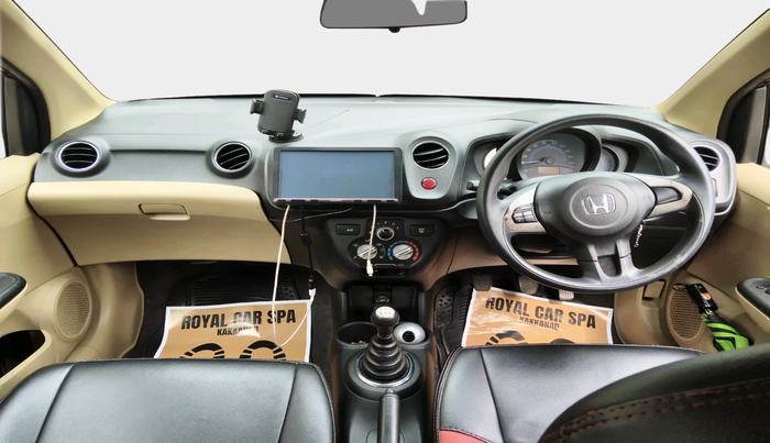 2015 Honda Brio S MT, Petrol, Manual, 50,135 km, interior