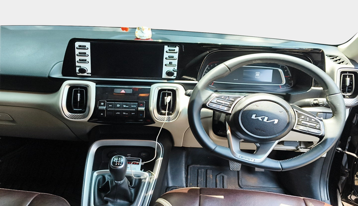 2023 KIA SONET HTX 1.0 IMT, Petrol, Manual, 28,406 km, interior