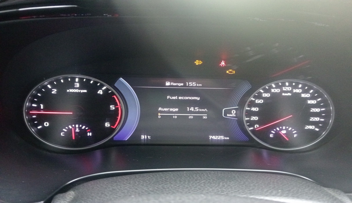 2019 KIA SELTOS HTX PLUS 1.5 DIESEL, Diesel, Manual, 74,225 km, interior